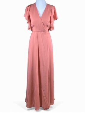 Anthropology “Hutch” True Maxi Flutter Dress